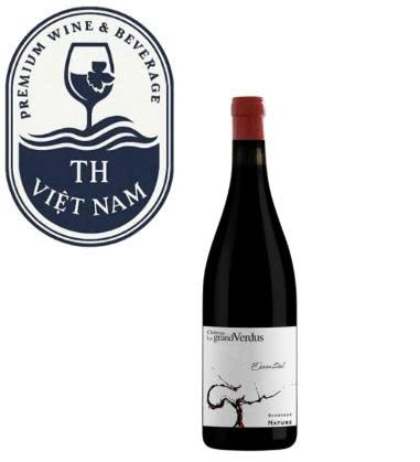 Château Le Grand Verdus Essentiel Bordeaux Merlot SSA (Sans Sulfites Ajoutés - No Added Sulphites)