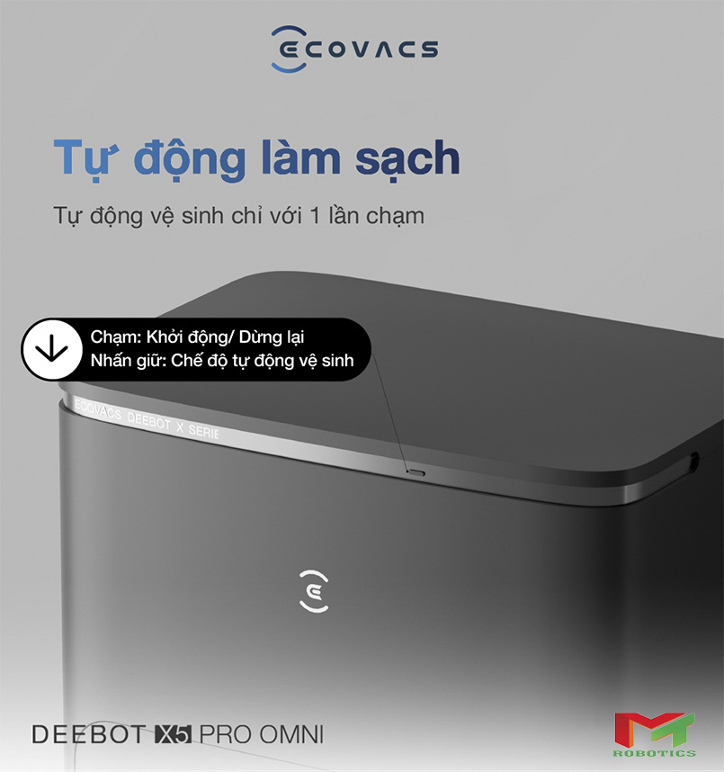 Ecovacs Deebot X5 Pro Omni - Trắng