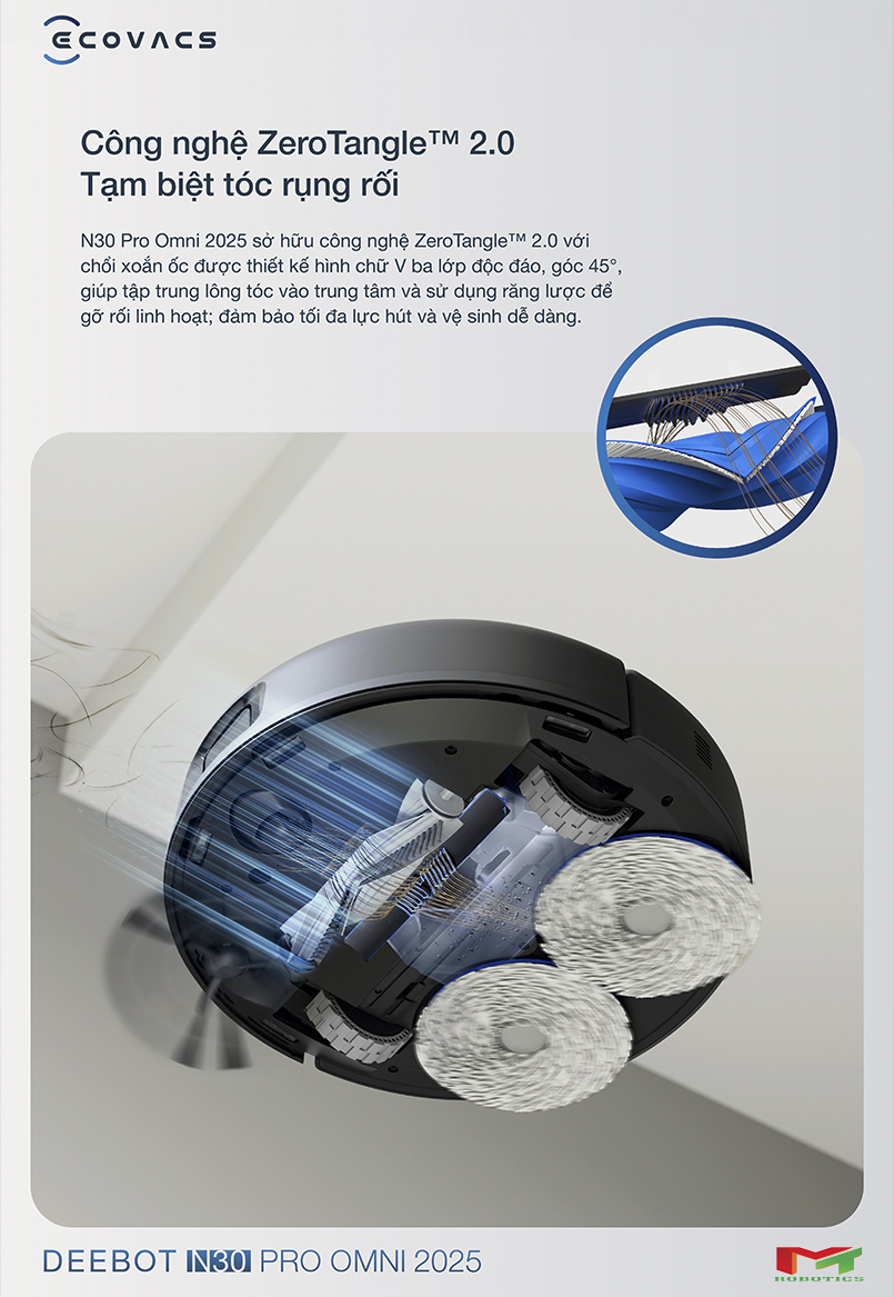 Ecovacs DEEBOT N30 Pro Omni Đen