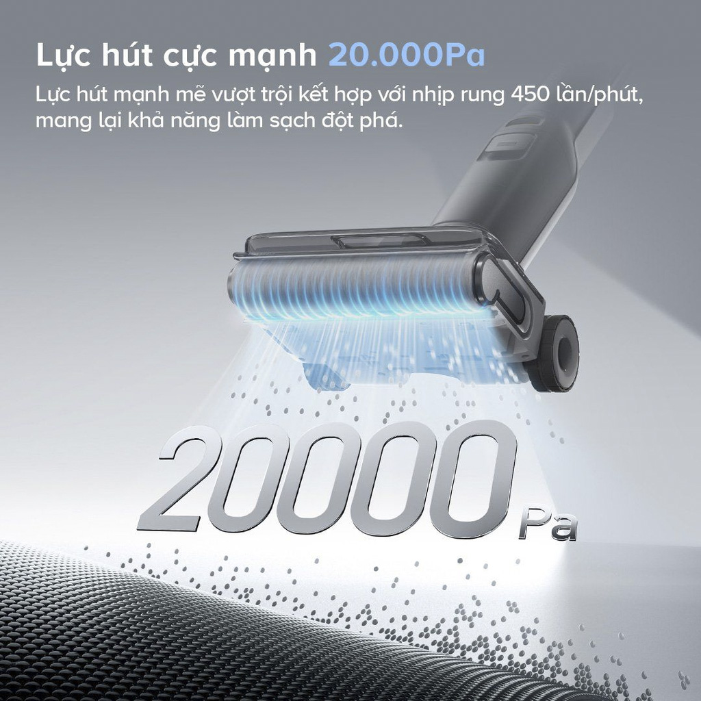 Máy hút bụi lau nhà cầm tay Roborock F25 (đen)