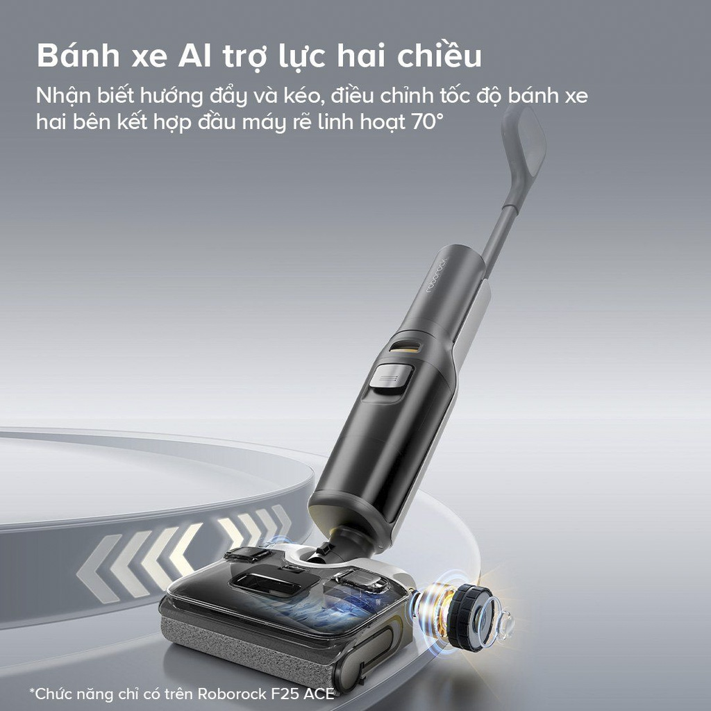 Máy hút bụi lau nhà cầm tay Roborock F25 ACE (đen)