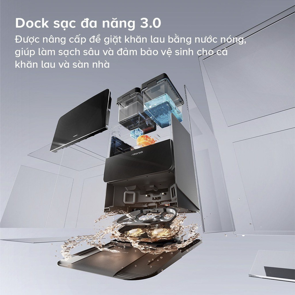 Roborock Saros 10R Đen