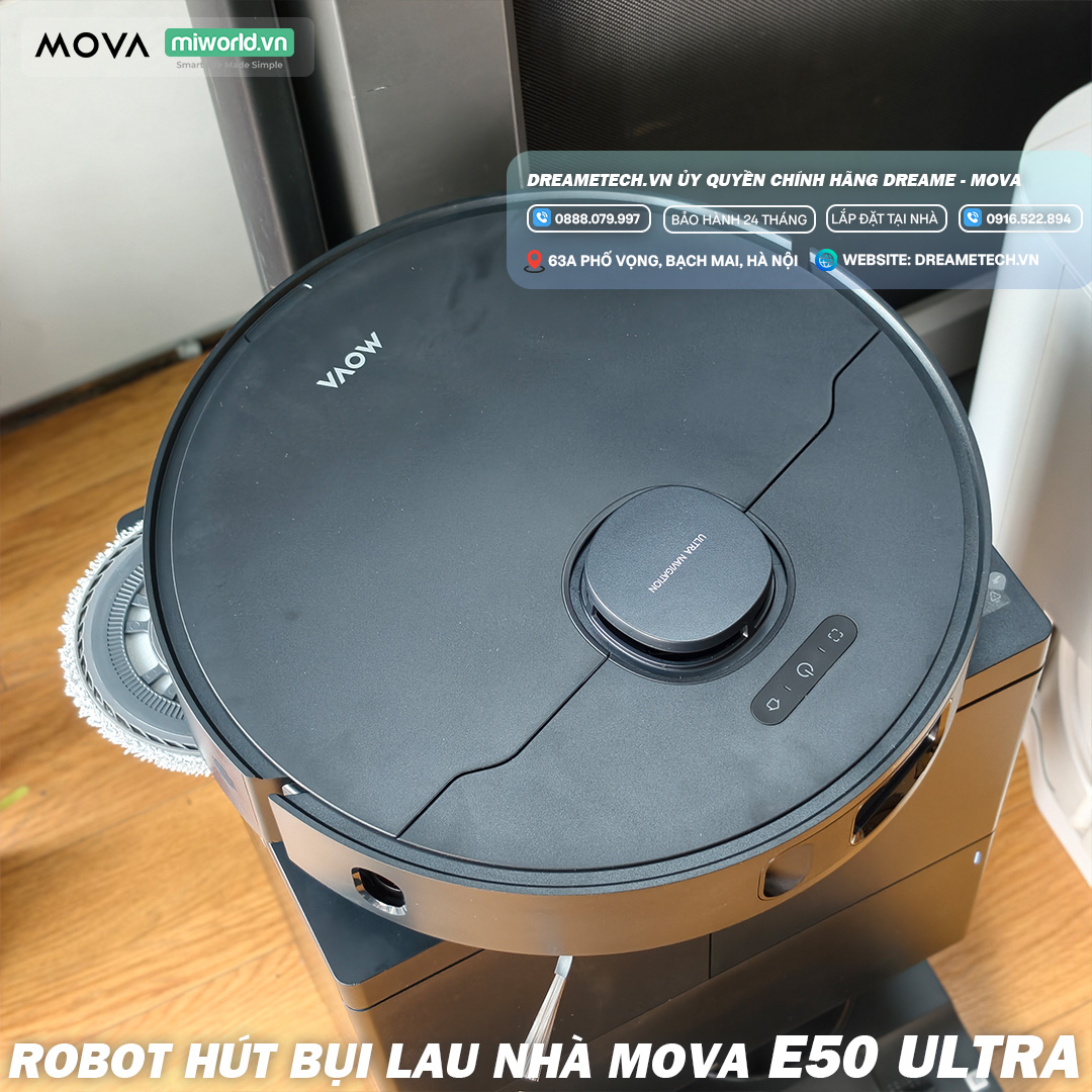 Robot hút bụi lau nhà MOVA E50 Ultra