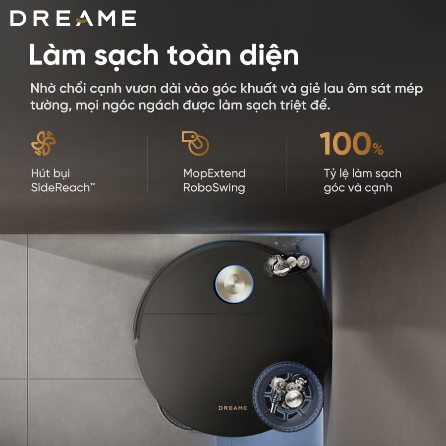 Robot hút bụi lau nhà Dreame X60 Master – Hàng Chính Hãng