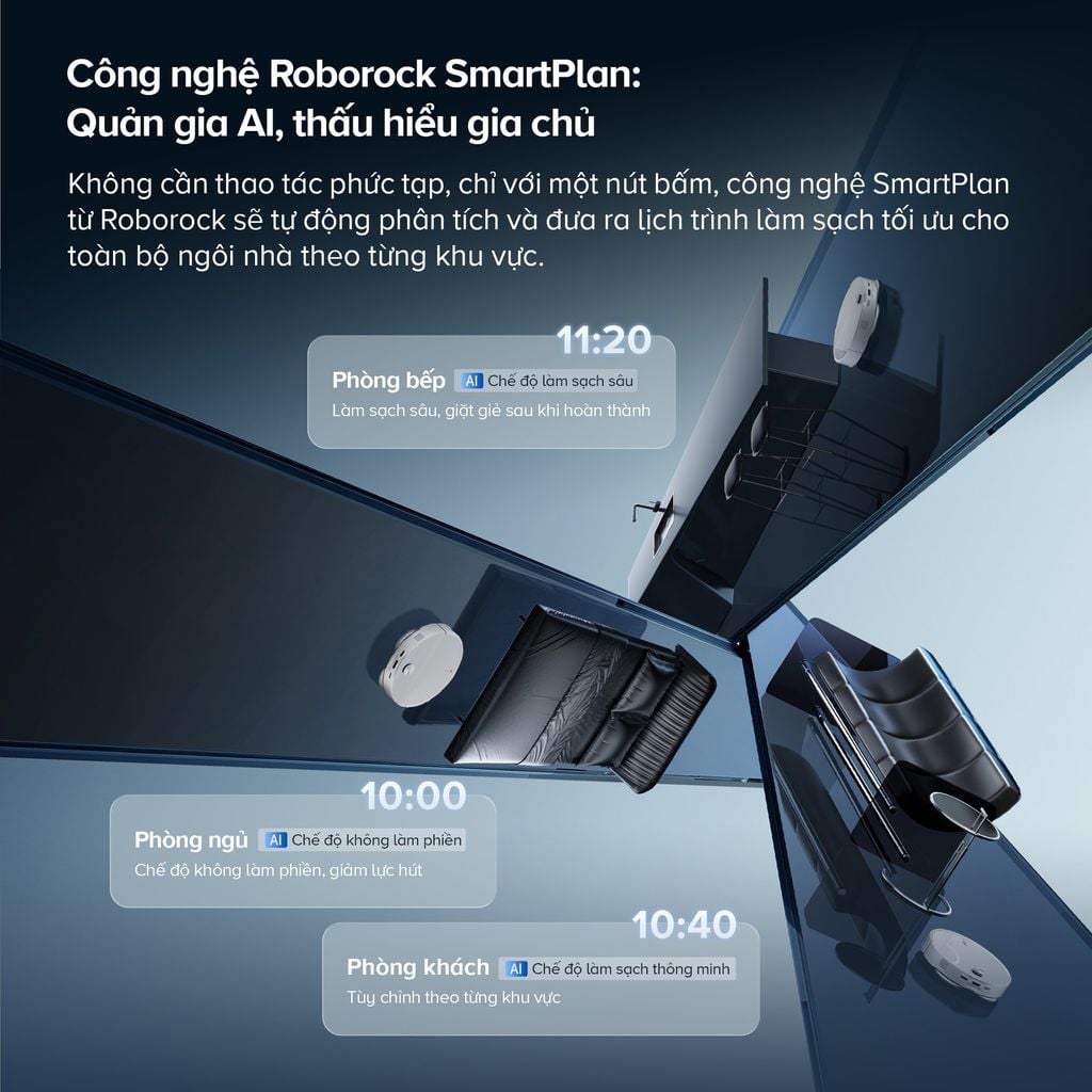 Robot hút bụi lau nhà Roborock QRevo Curv 2 Pro