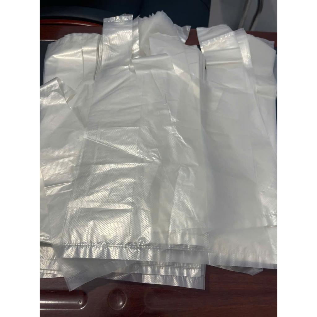 Túi xốp quai trắng đục (loại thường) – An toàn, bền chắc, tiện lợi [5KG/SIZE]