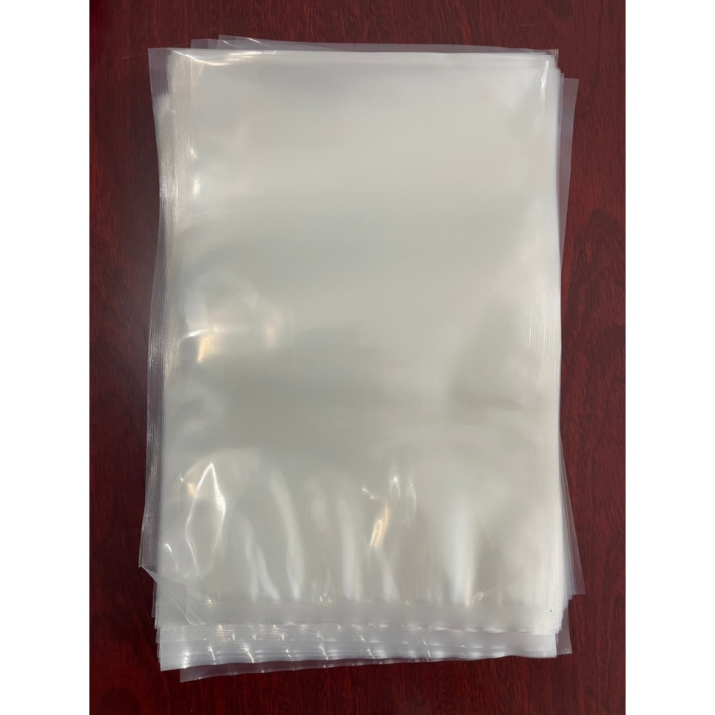 Túi PA hút chân không 10zem 2 mặt trơn - Trắng trong, sạch đẹp, thẩm mỹ cao [1KG]