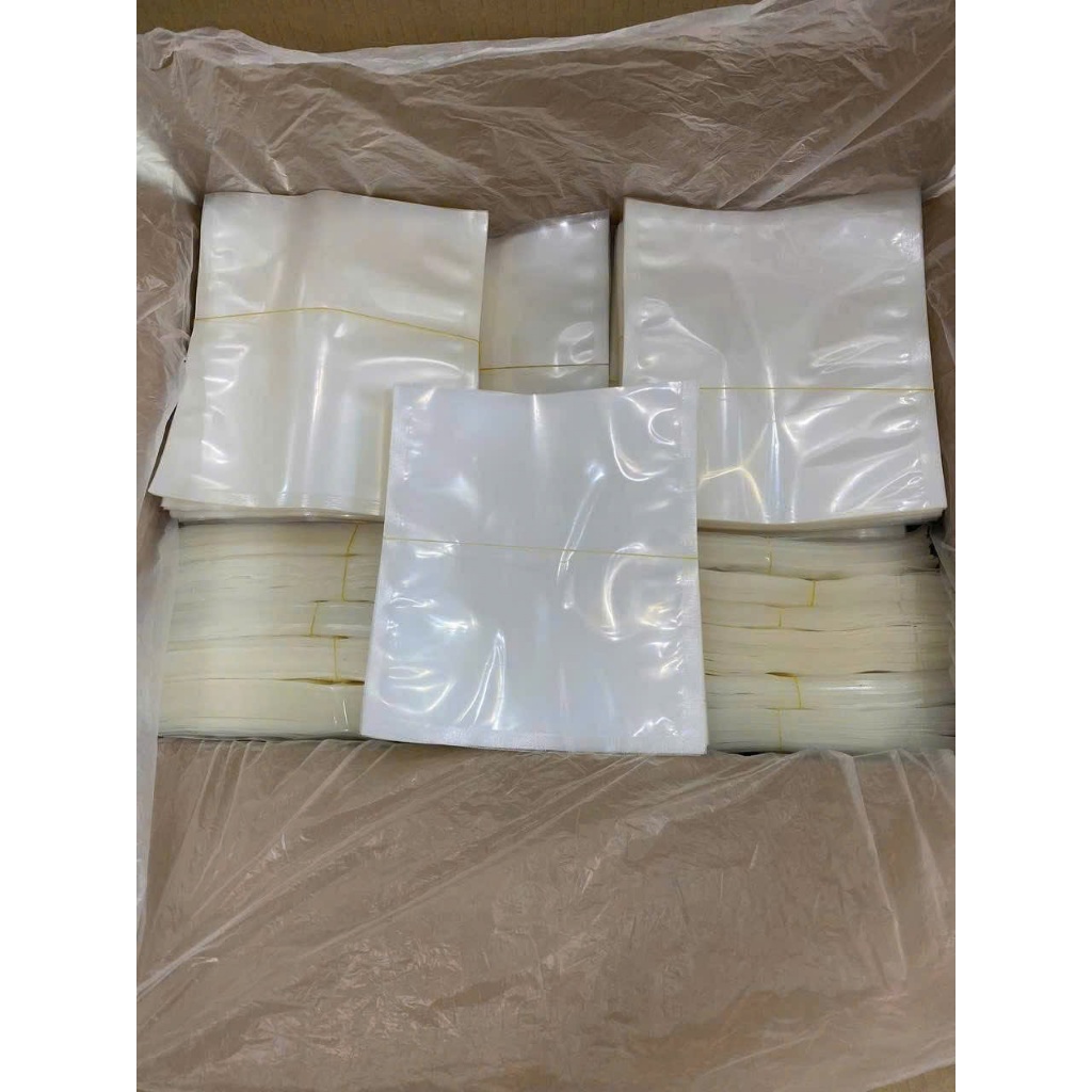 Túi PA hút chân không 10zem 2 mặt trơn - Trắng trong, sạch đẹp, thẩm mỹ cao [1KG]
