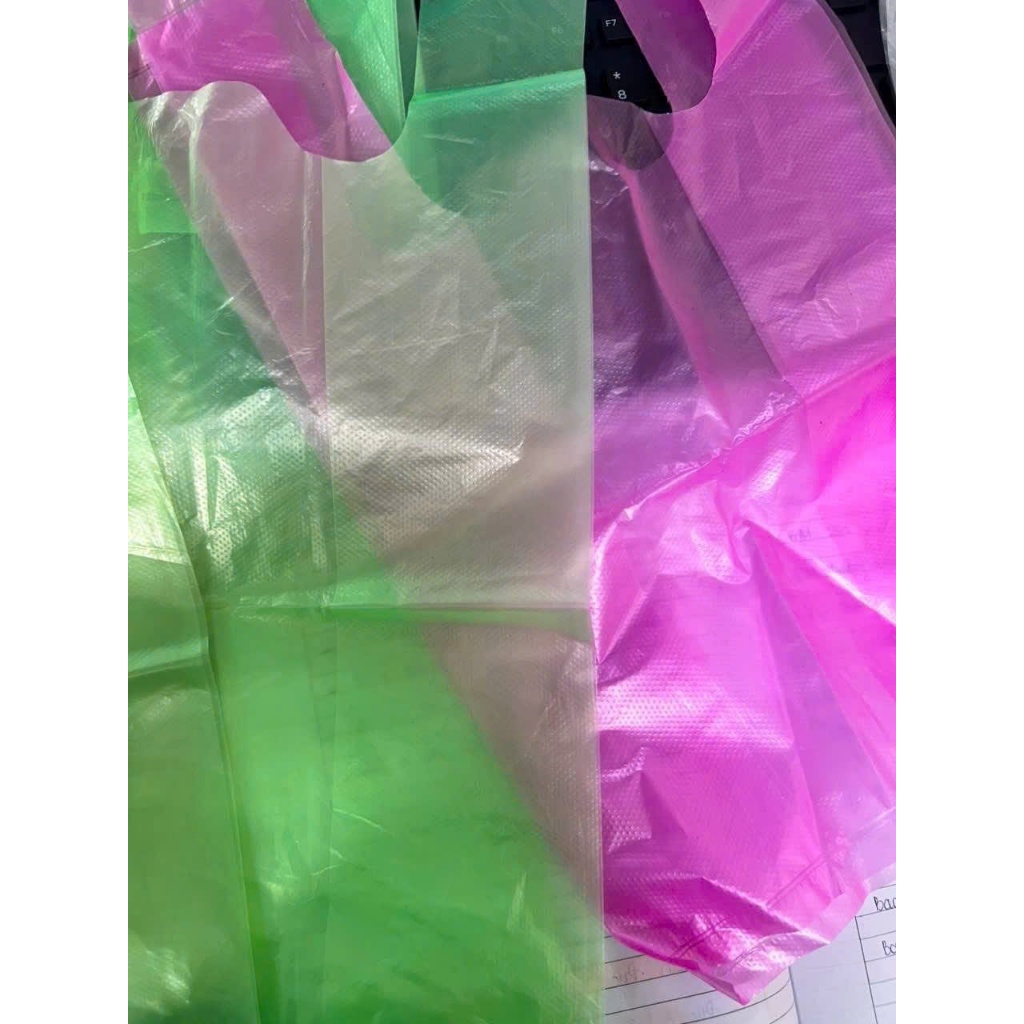 Túi xốp quai bóng mỡ màu – Đủ size, bền đẹp, đa công dụng [5KG/SIZE]