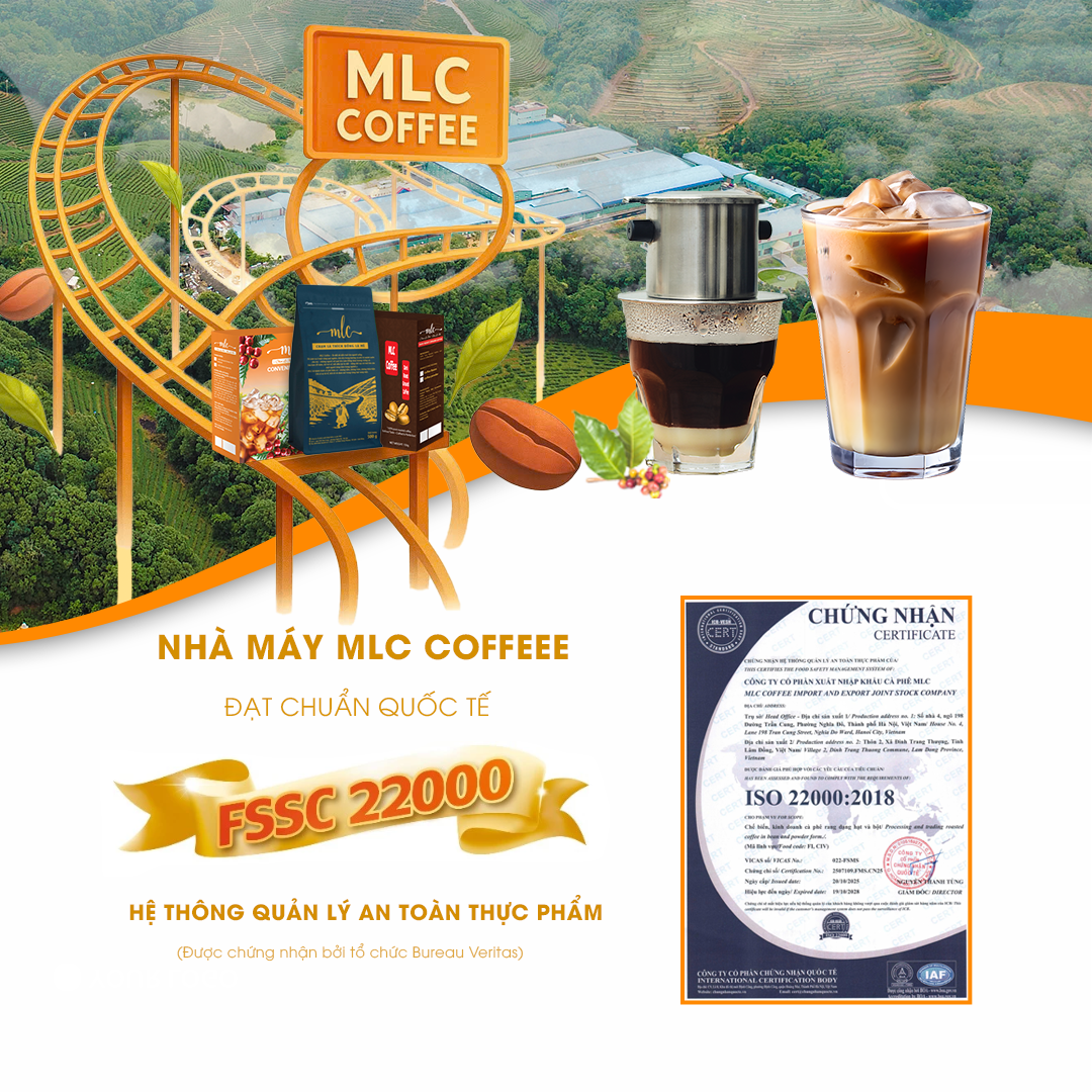 Cà Phê Đặc Sản FINE ROBUSTA túi 500g Xay nguyên chất từ nhà MLC Coffee