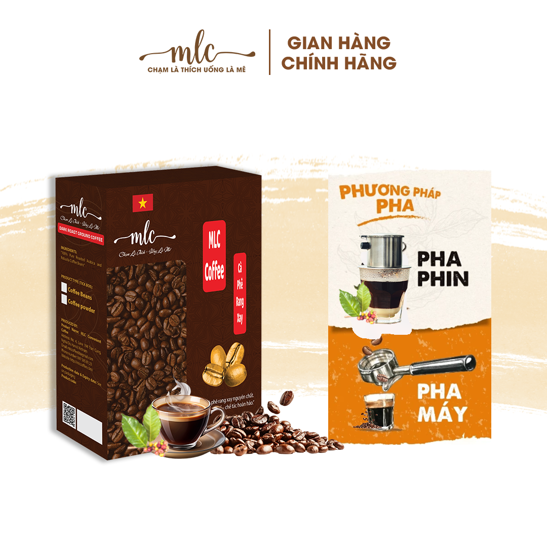Cà phê Arabica honey Túi 150g Xay nguyên chất từ MLC Coffee