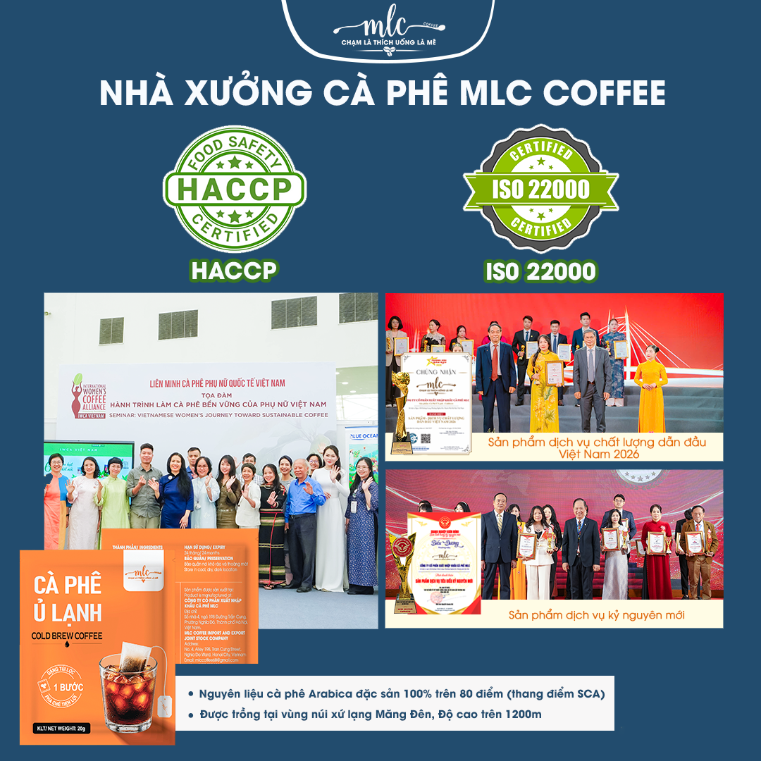 Cà Phê ủ lạnh Cold Brew 100% Arabica Đặc Sản