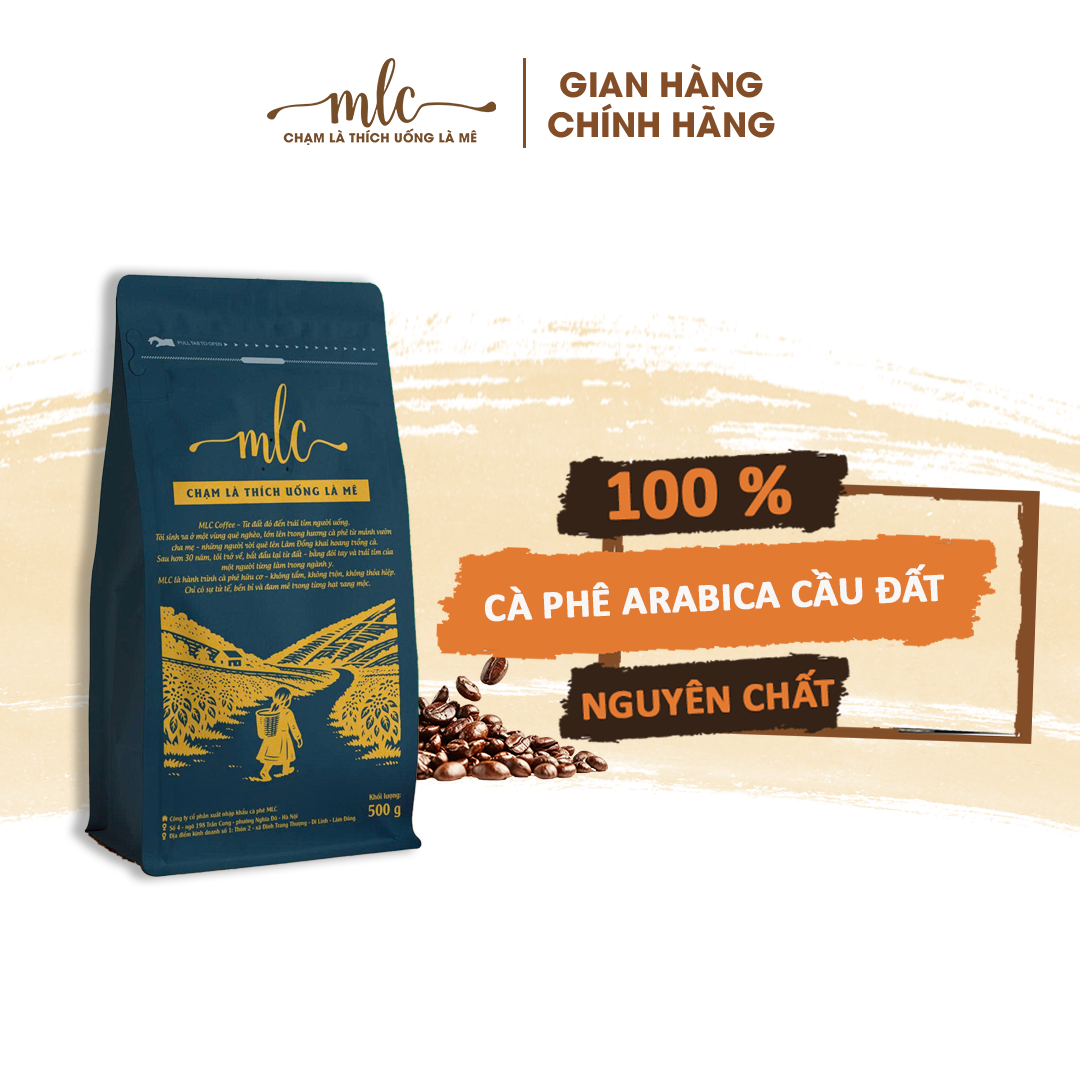 Arabica Cầu Đất MLC Túi 1kg  - Xay Nguyên Chất
