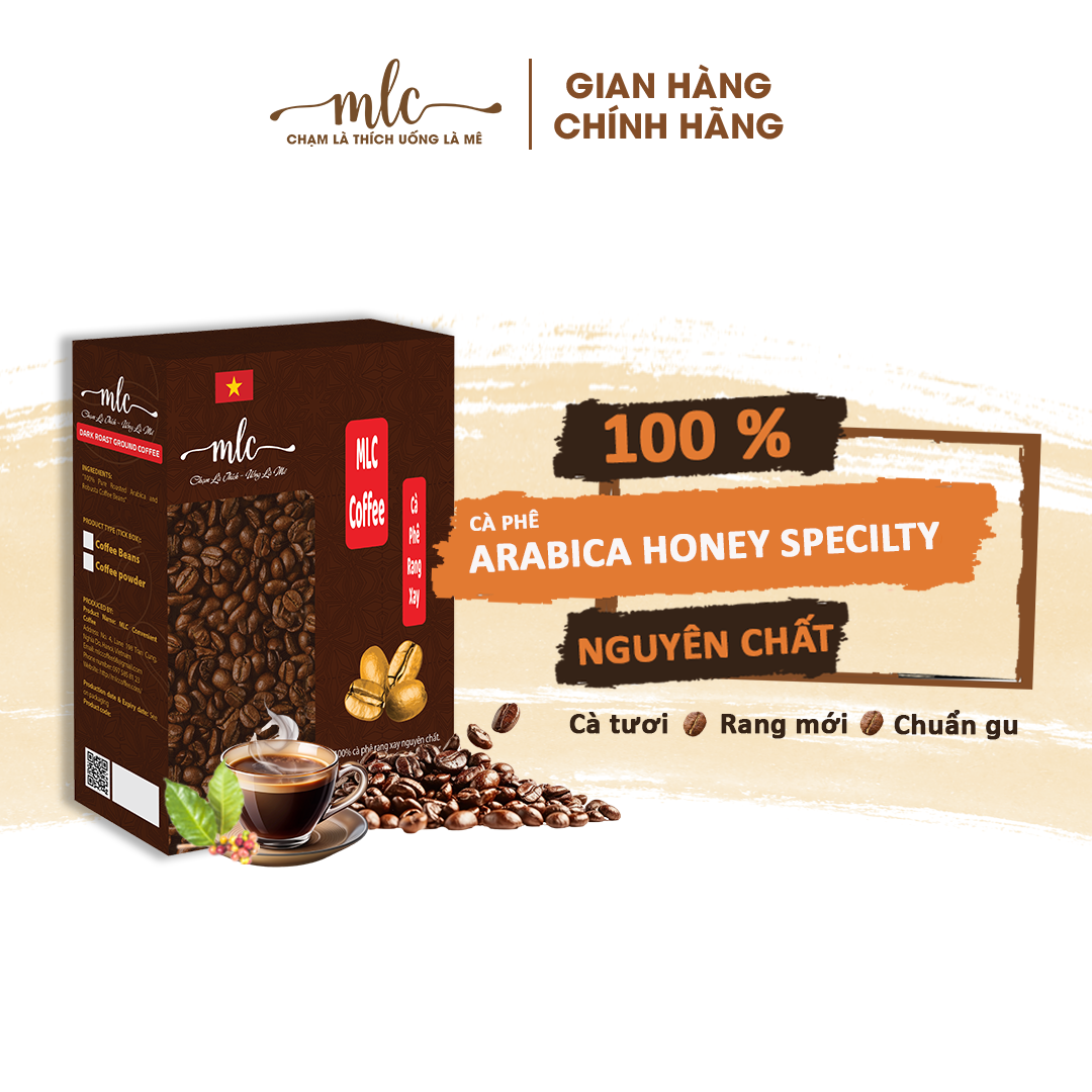 Cà phê Arabica honey specilty túi 150g Xay nguyên chất từ MLC Coffee