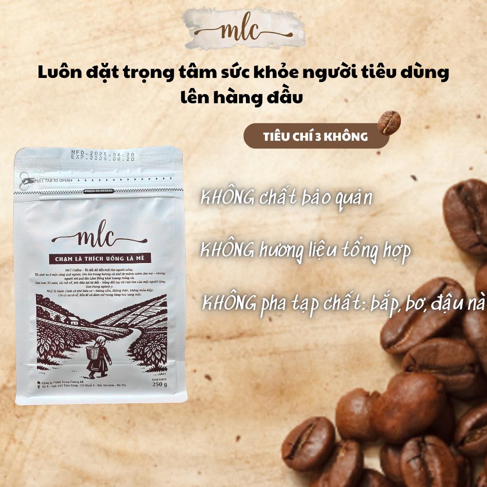 Cà phê Robusta Honey từ MLC Coffee nguyên chất, rang mộc, nhà trồng, nhà rang, nhà làm, chạm là thích uống là mê