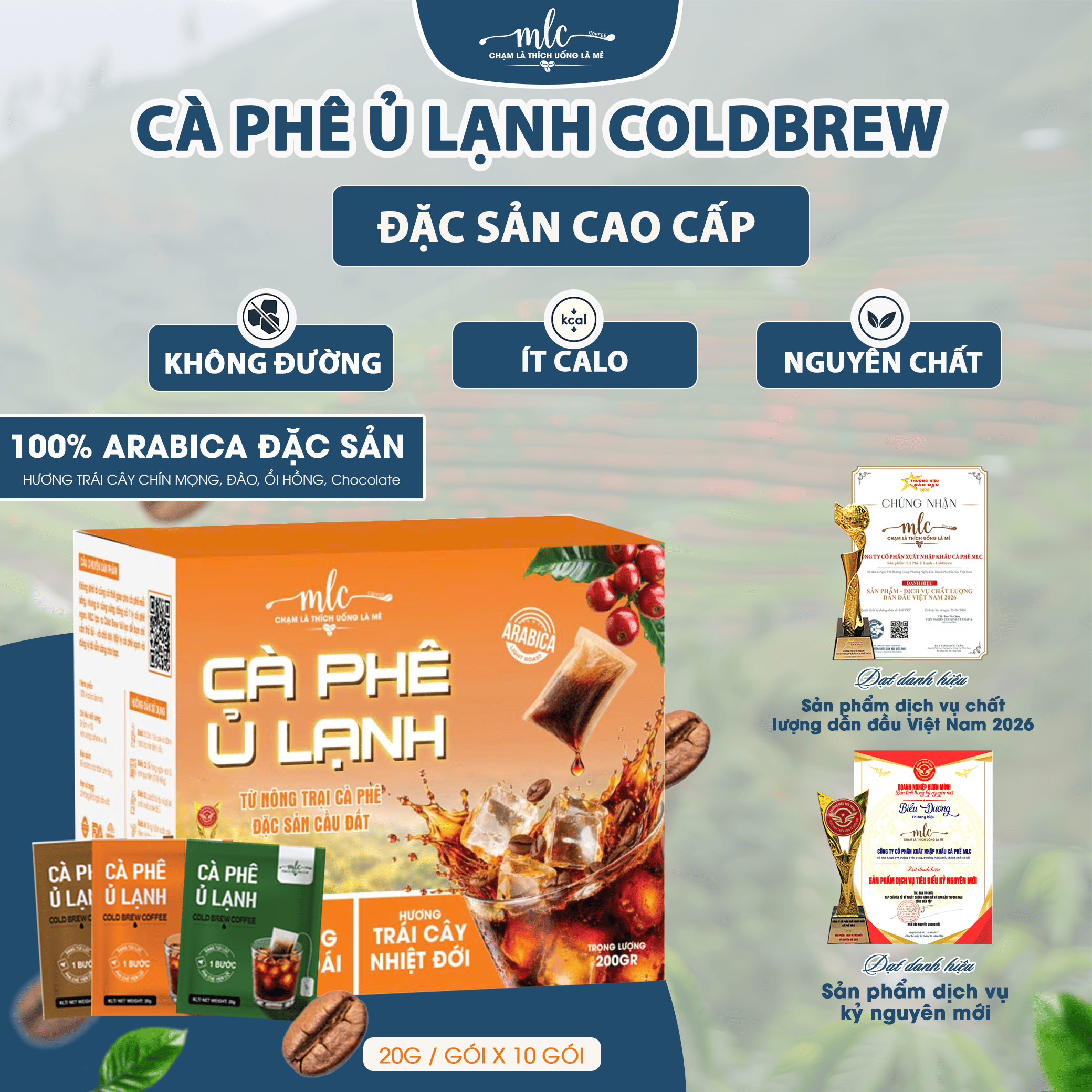 Cà Phê ủ lạnh Cold Brew 100% Arabica Đặc Sản