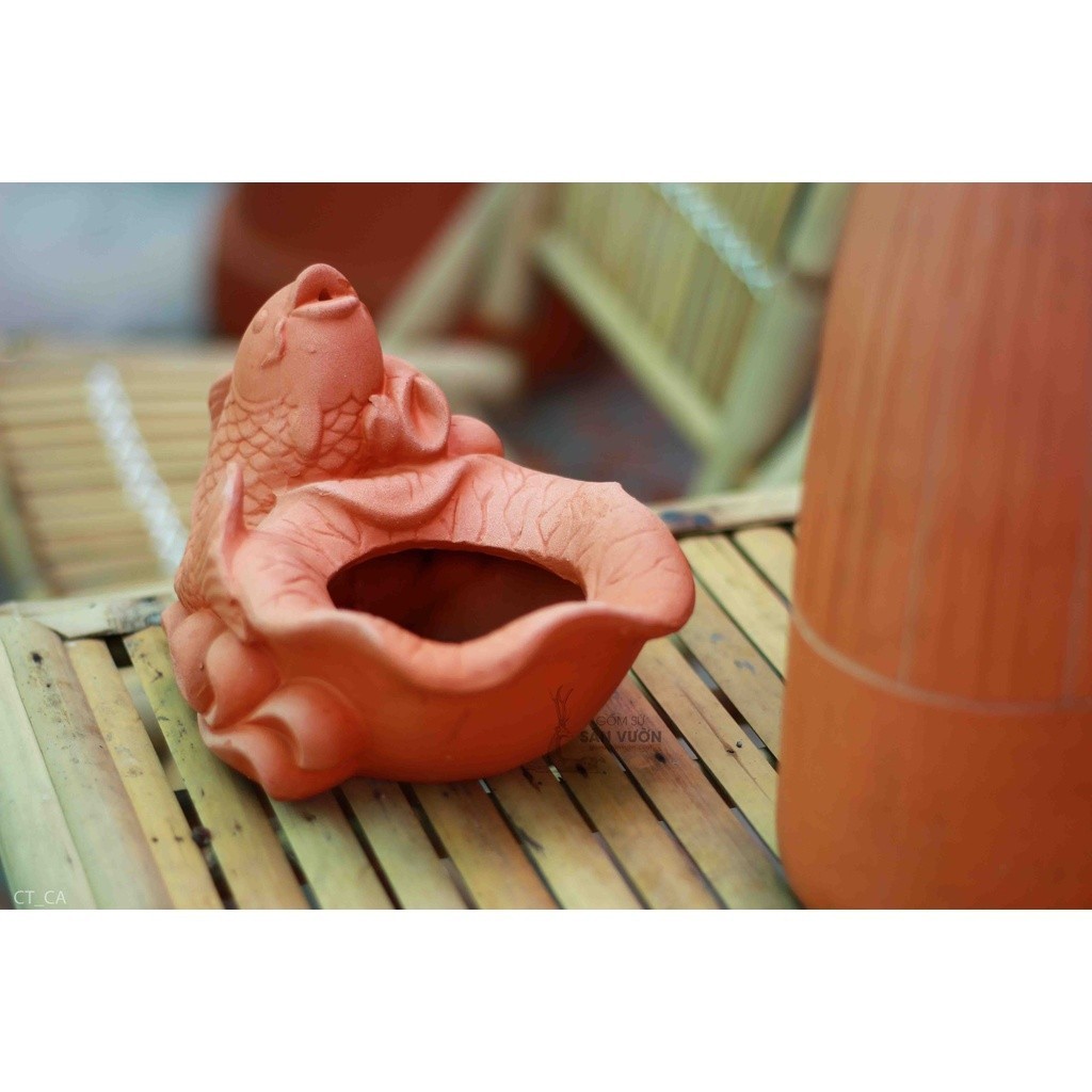 Chậu Gốm Đất Nung Hình Chậu Cá - Gốm Sứ Sân Vườn