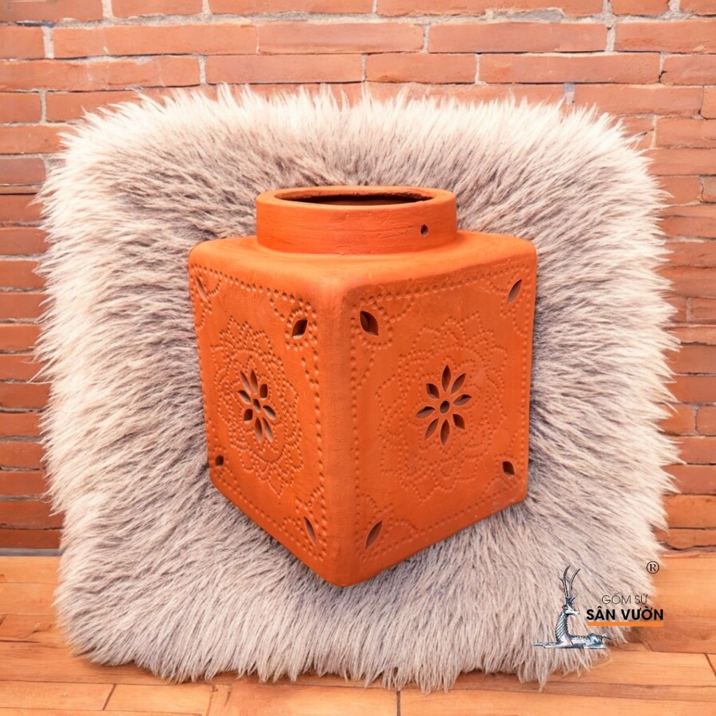Đèn Treo Gốm Đất Nung Decor Sân Vườn - Gốm Sứ Sân Vườn