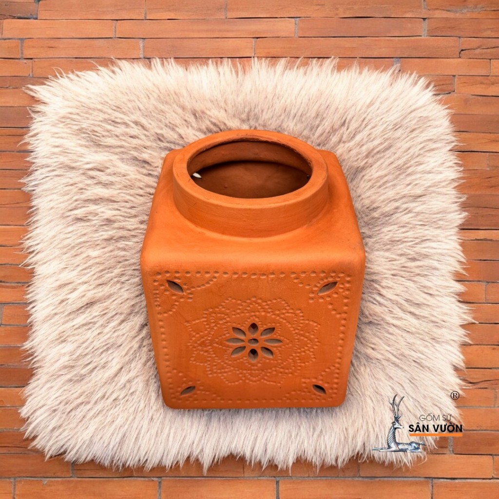 Đèn Treo Gốm Đất Nung Decor Sân Vườn - Gốm Sứ Sân Vườn