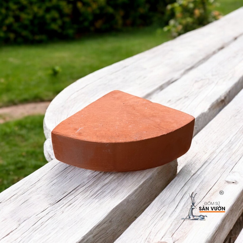 Bộ 3 Viên Kê Chậu Pot Feet Gốm Đất Nung Hình Tam Giác - Gốm Sứ Sân Vườn