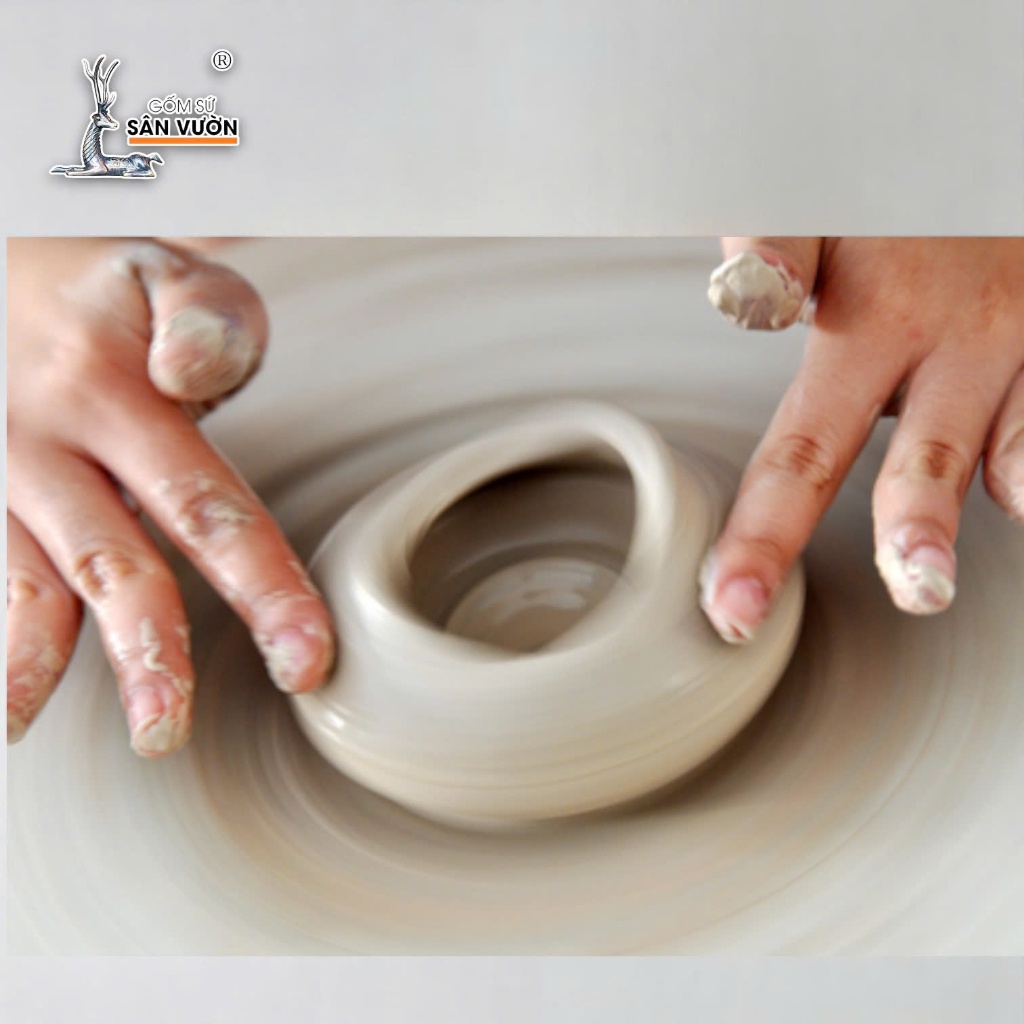 Đất Sét Trắng Cao Lanh Porcelaine Pure Dẻo Mịn Làm Gốm Sứ & Đồ Trang Trí Tinh Xảo - Gốm Sứ Sân Vườn