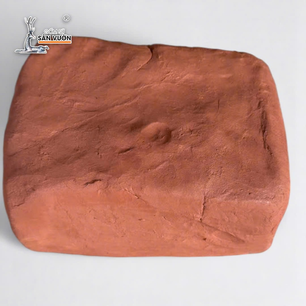 Đất Sét Đỏ Terracotta Rouge Cao Cấp Dẻo Mịn Dùng Làm Chậu Cây Trang Trí & Mỹ Nghệ - Gốm Sứ Sân Vườn