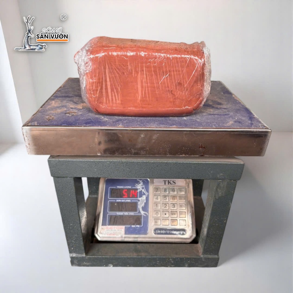 Đất Sét Đỏ Terracotta Rouge Cao Cấp Dẻo Mịn Dùng Làm Chậu Cây Trang Trí & Mỹ Nghệ - Gốm Sứ Sân Vườn