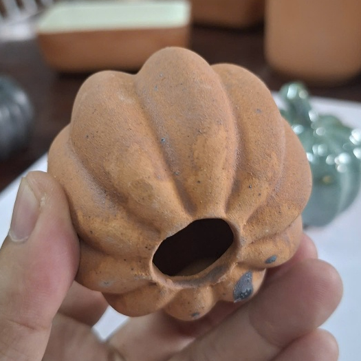 Bí Decor Gốm Men Size 7cm - Gốm Sứ Sân Vườn