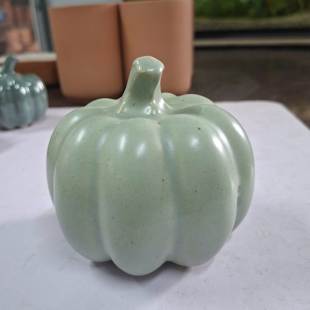 Bí Decor Gốm Men Size 10cm - Gốm Sứ Sân Vườn