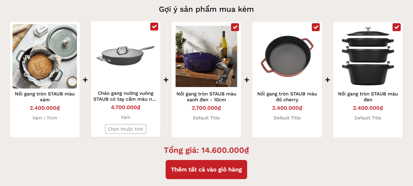 Gợi ý sản phẩm mua kèm