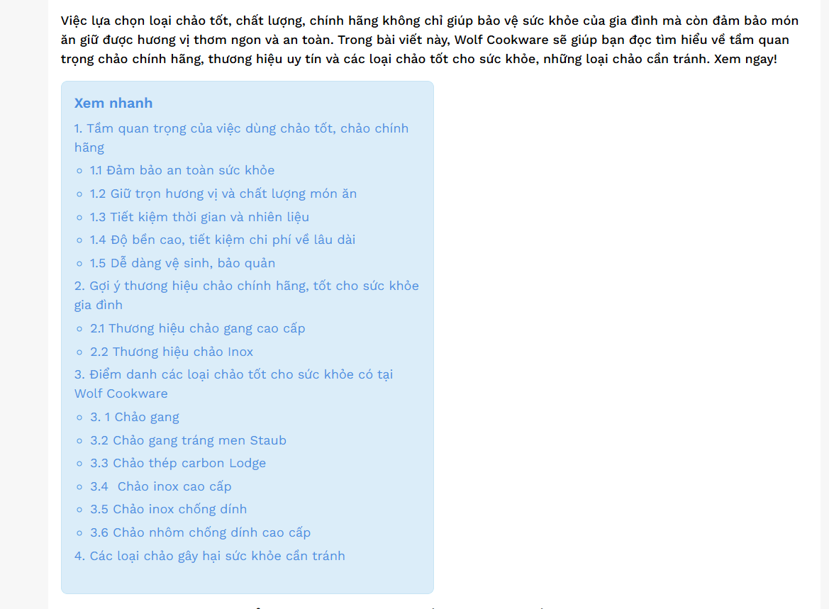 Mục lục tin tức