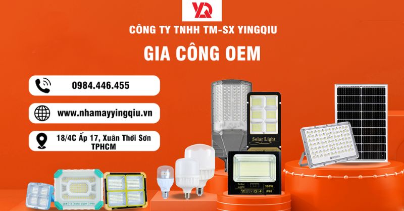 Dịch vụ gia công đèn tại Việt Nam - Quy trình và báo giá chi tiết 2026