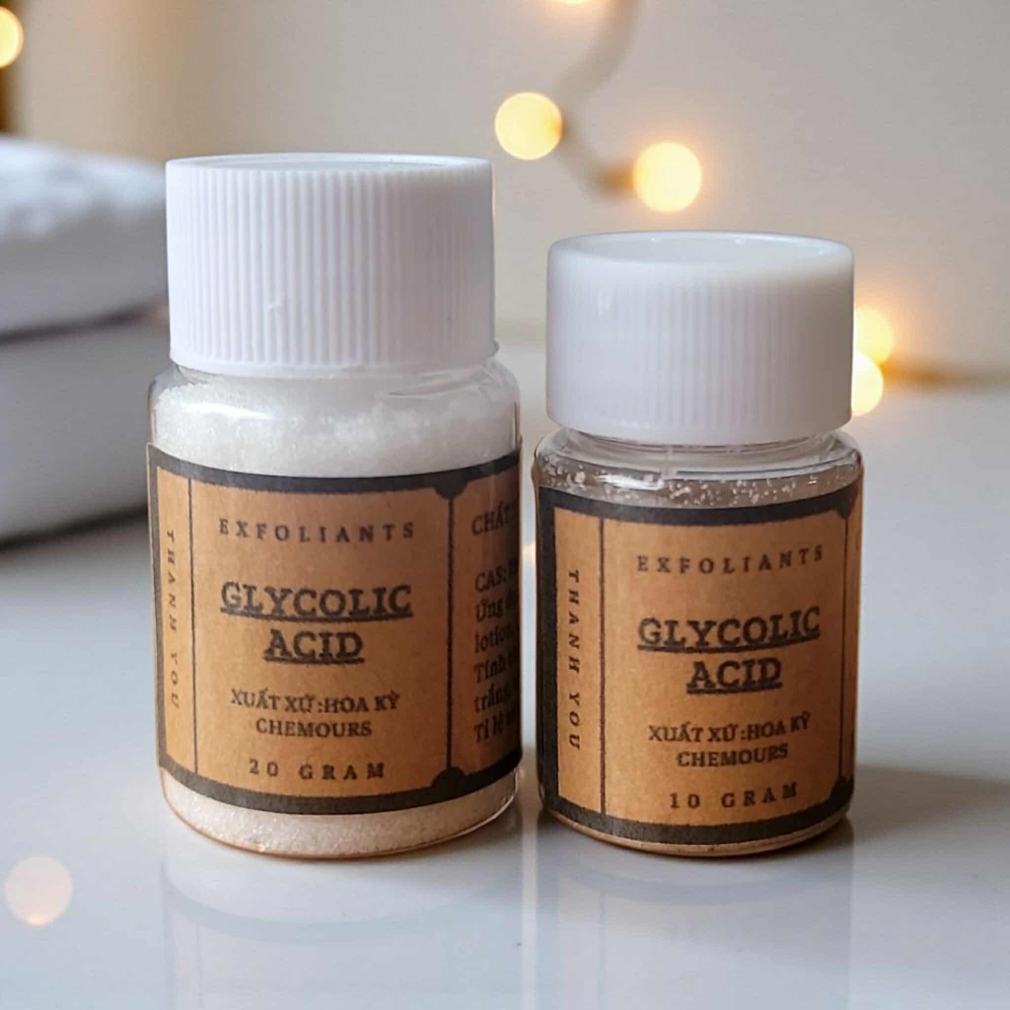 Axit glycolic của Mỹ Axit glycolic AHA axit trái cây