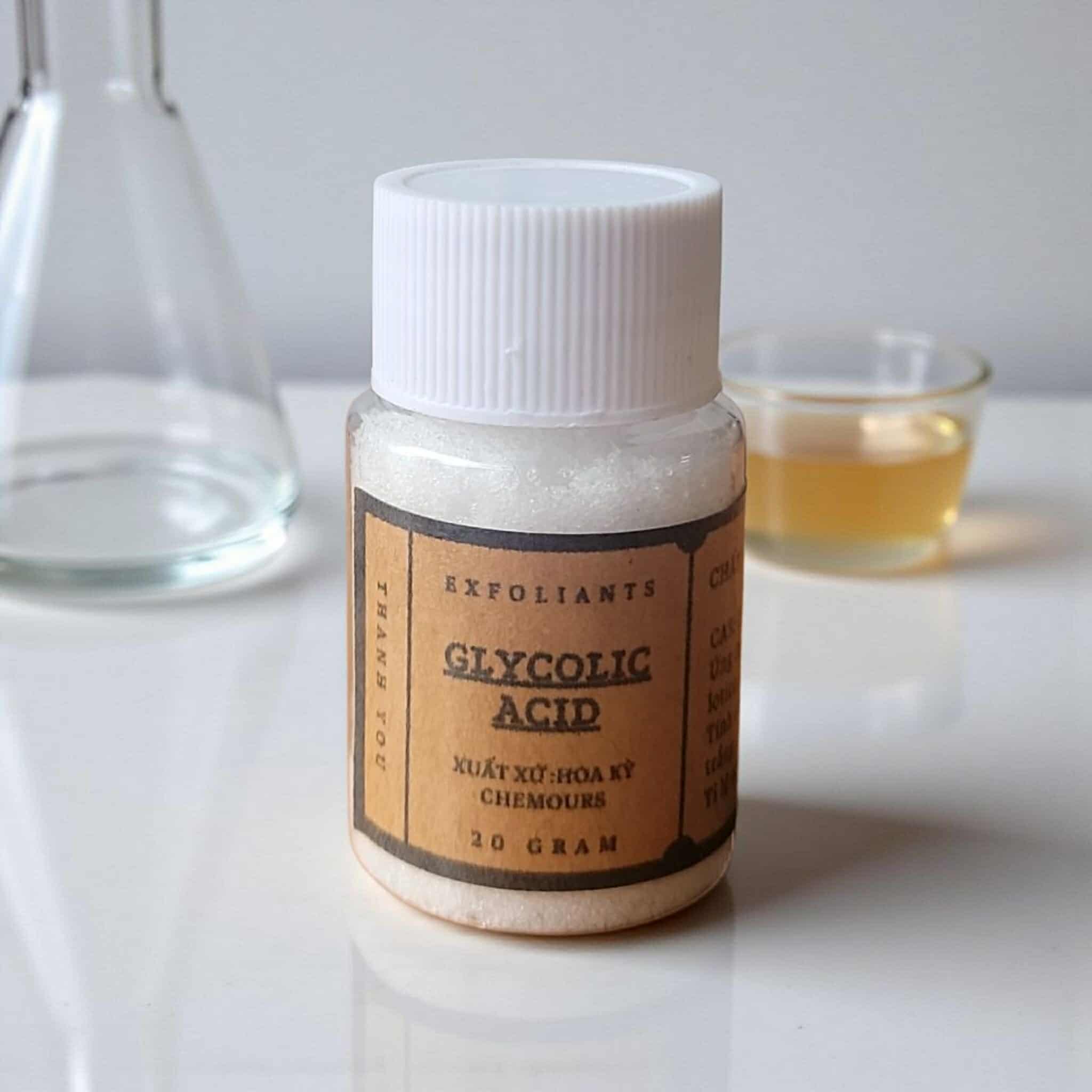 Axit glycolic của Mỹ Axit glycolic AHA axit trái cây