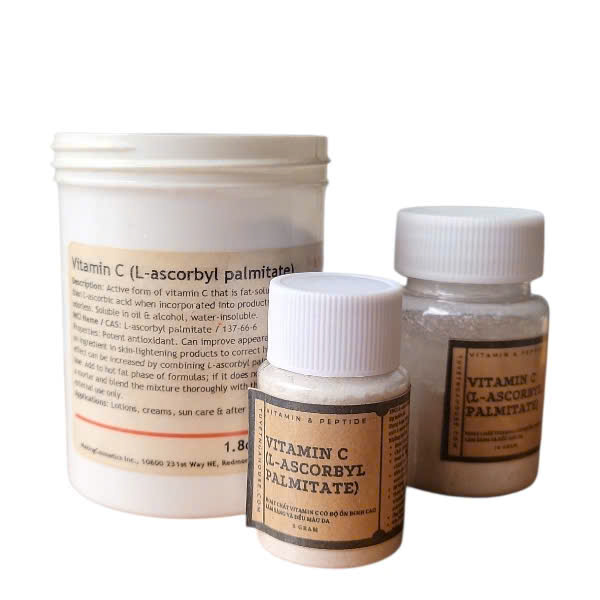 Vitamin C (L-ascorbyl palmitate)hoạt chất làm đều màu sáng da