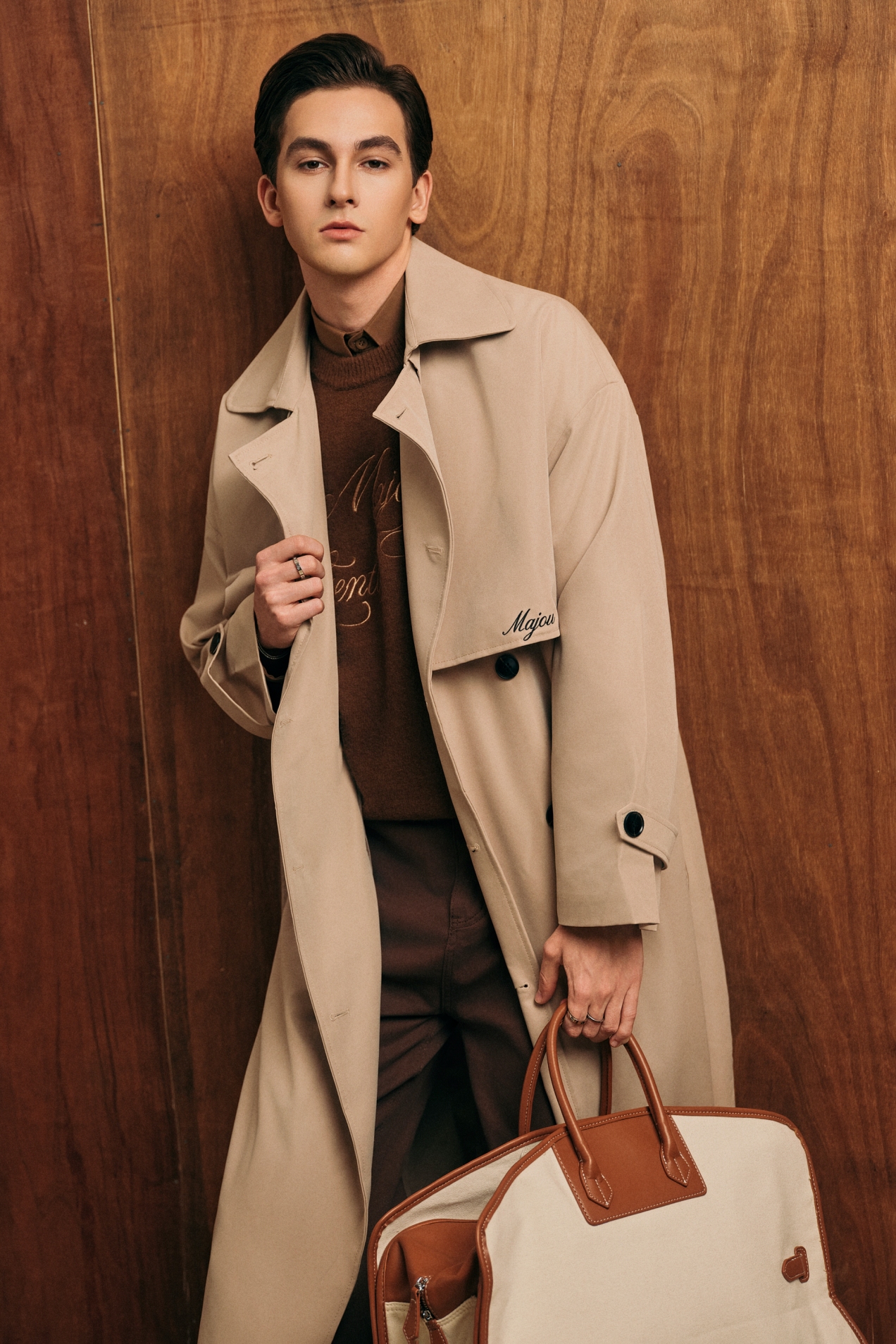 Château Khaki Trench Coat