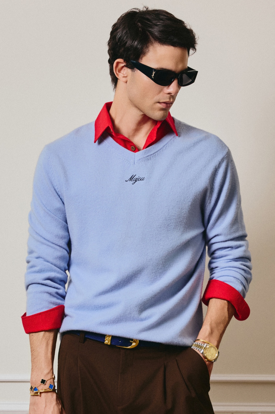 Riviera Knit V Neck