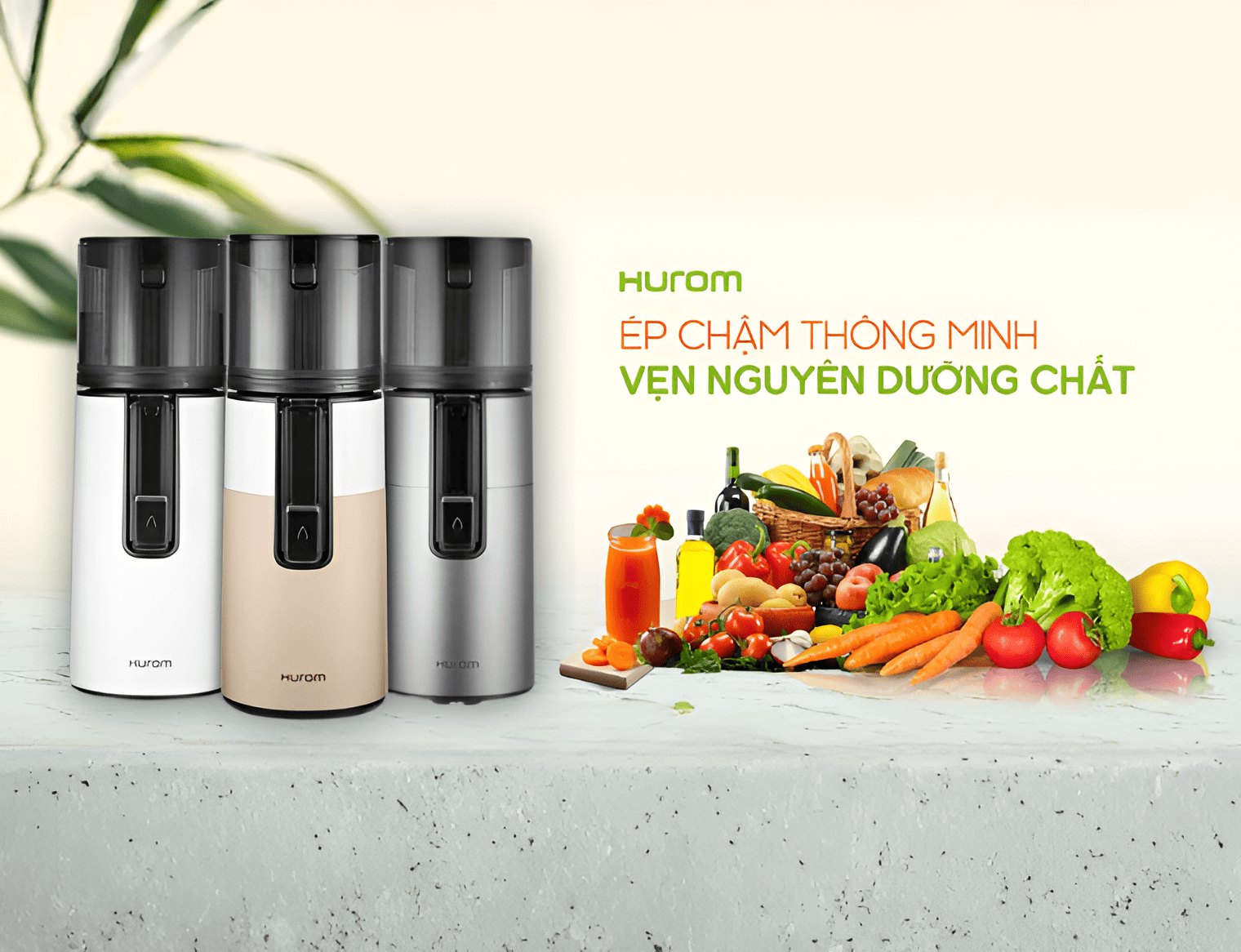 Hướng dẫn sử dụng máy ép chậm Hurom chuẩn Hàn Quốc