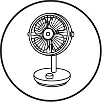 Quạt tích điện mini