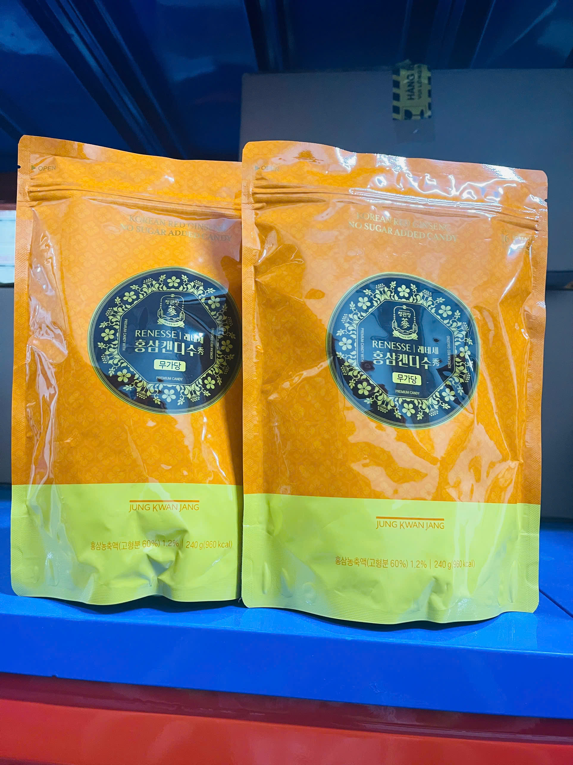 Kẹo Hồng Sâm Không Đường KGC