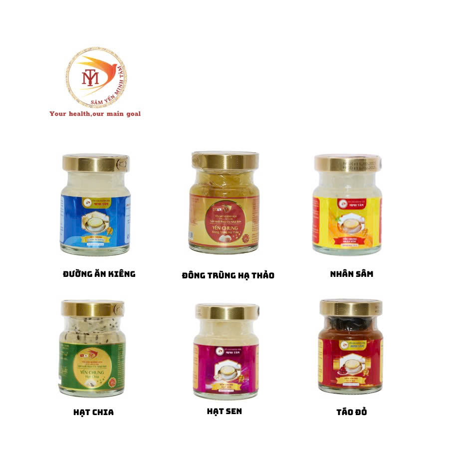 Set yến chưng 6 vị