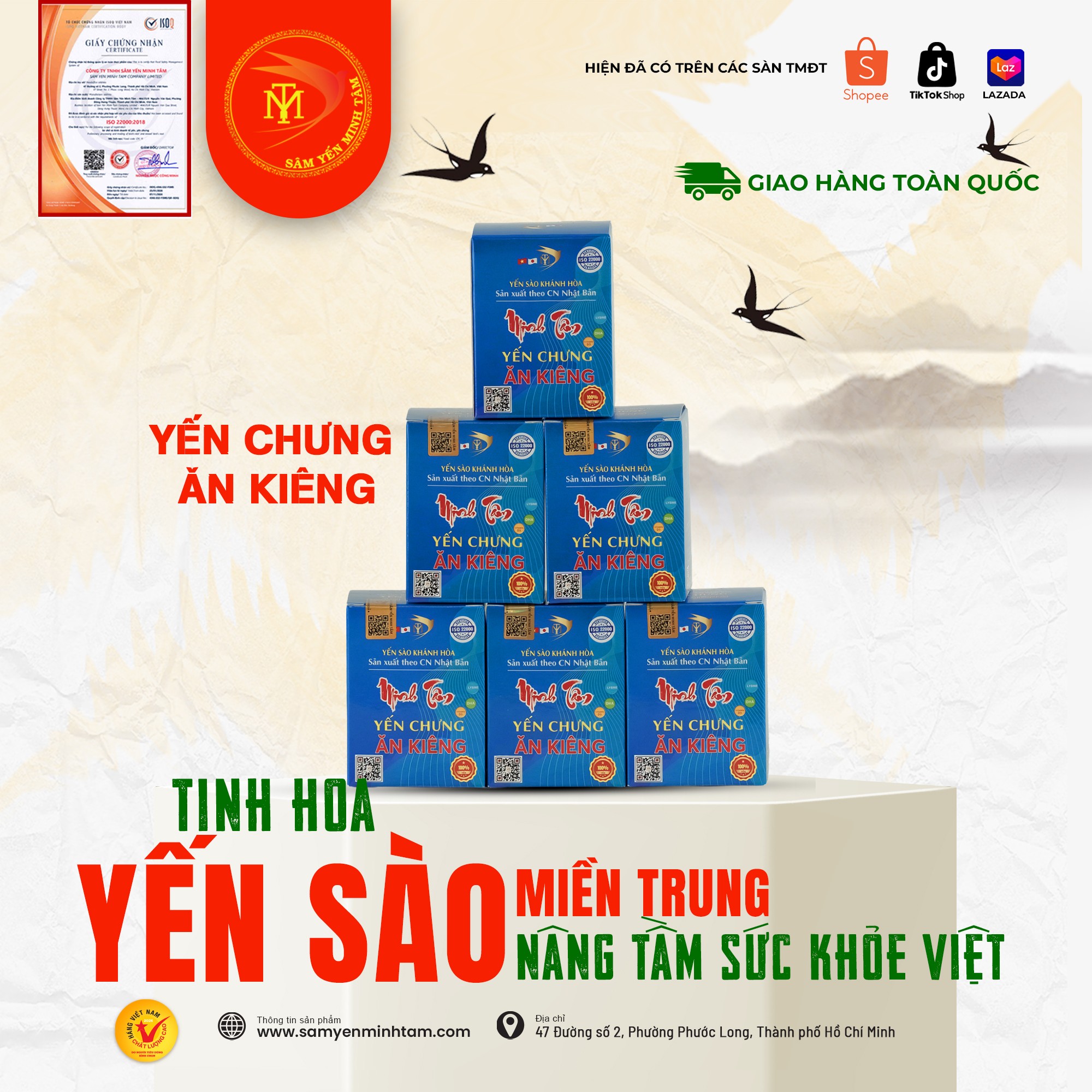 YẾN CHƯNG ĐƯỜNG ĂN KIÊNG (400mg)