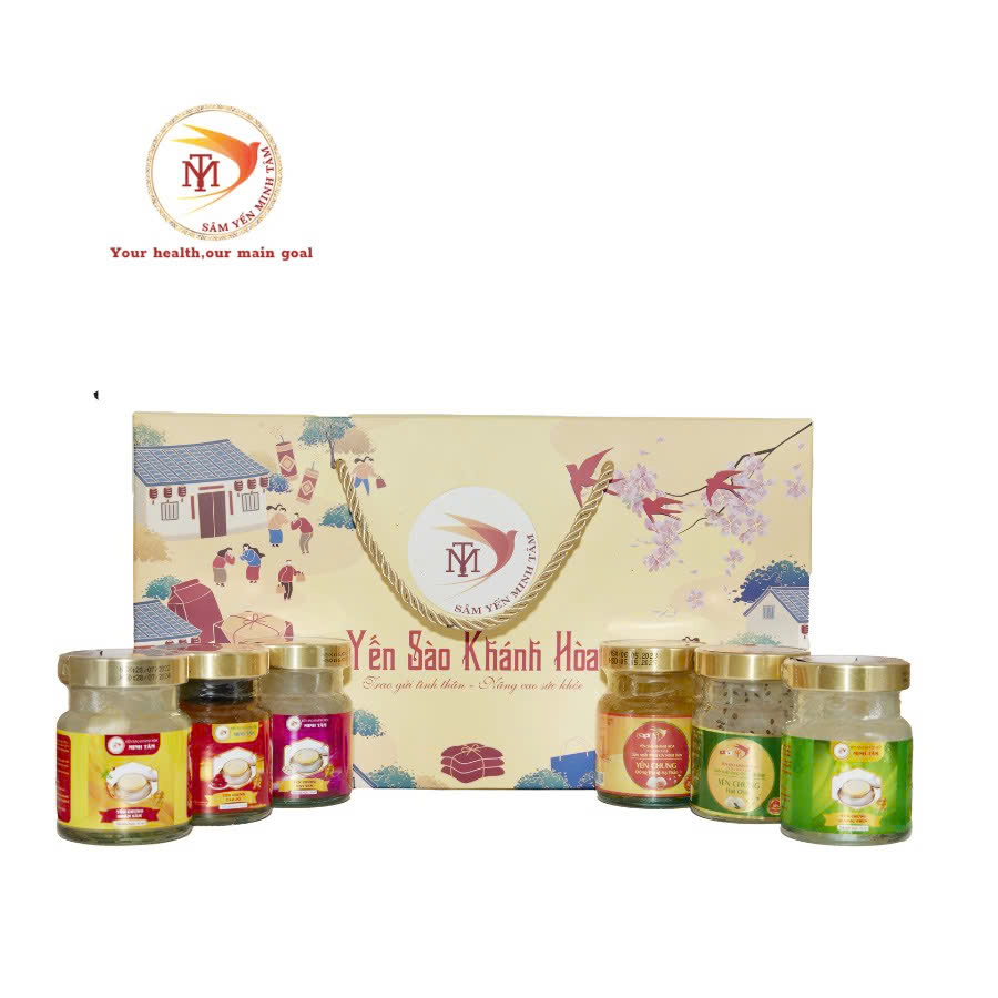 Set yến chưng 6 vị