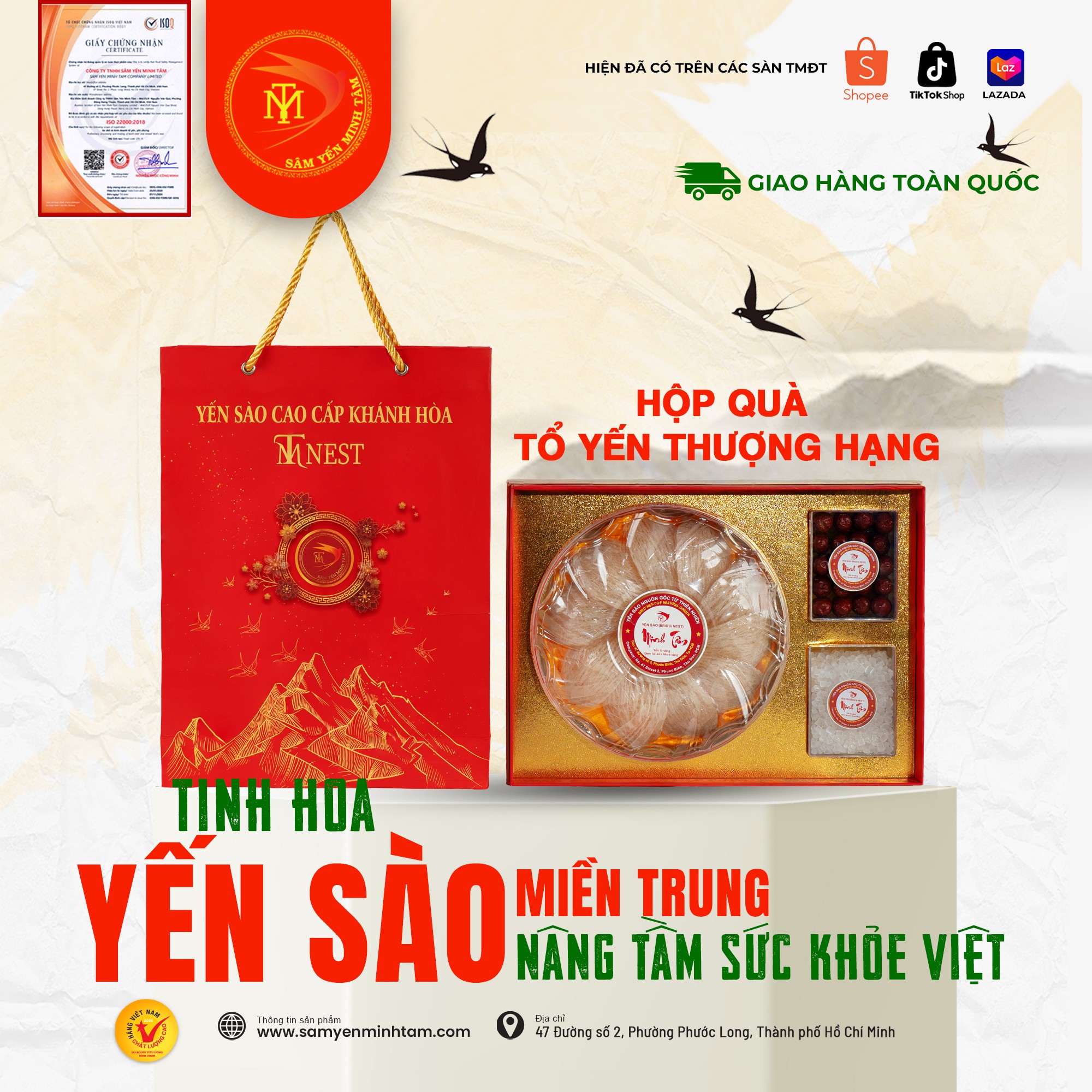 Yến Tinh Chế 2 Lớp Sợi – Tặng phẩm sức khỏe đẳng cấp
