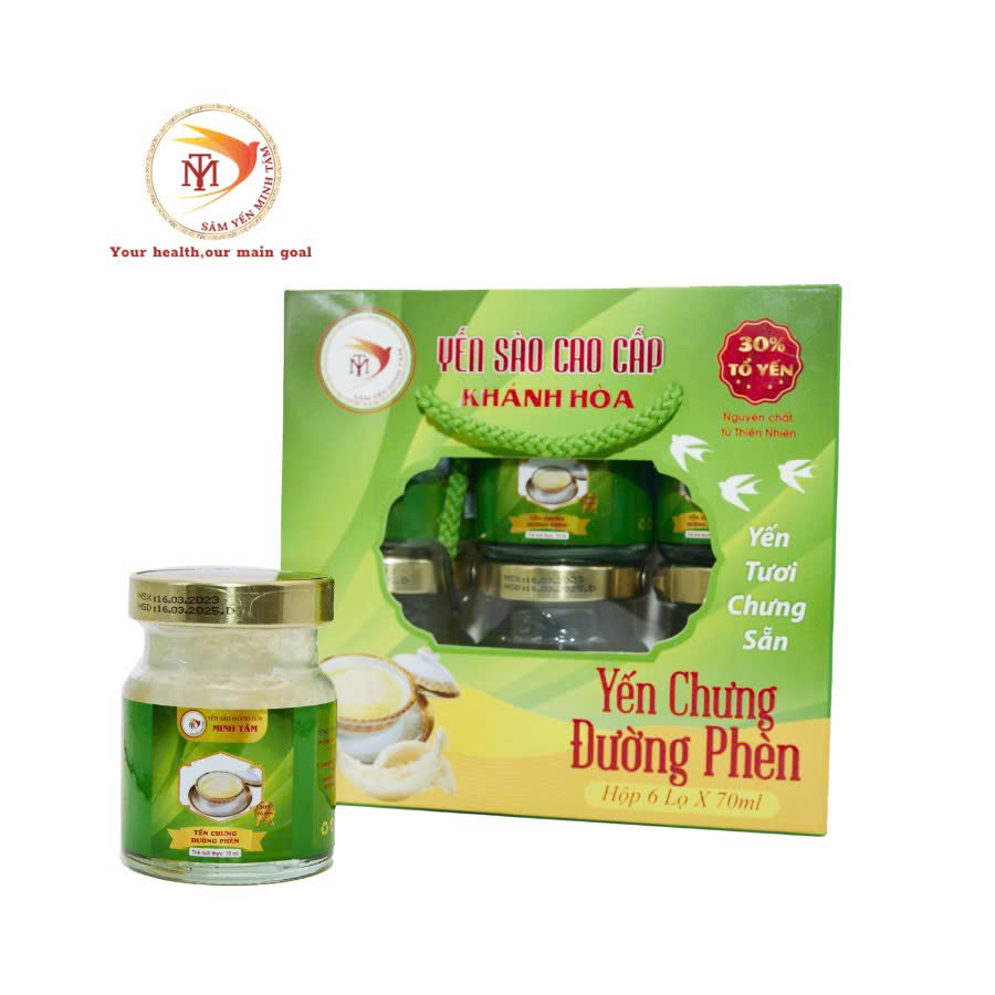HỘP QUÀ YẾN CHƯNG ĐƯỜNG PHÈN (230mg)