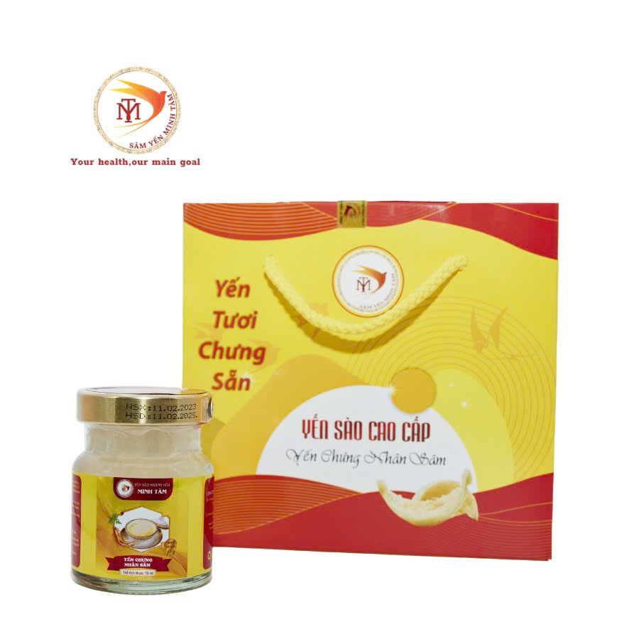 HỘP QUÀ YẾN CHƯNG NHÂN SÂM (400mg)