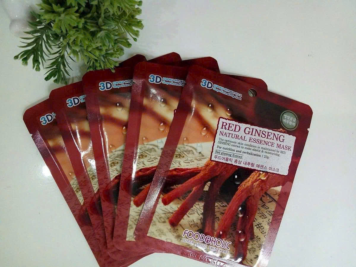 MẶT NẠ HỒNG SÂM 3D FOODAHOLIC