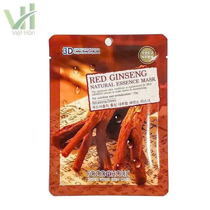 MẶT NẠ HỒNG SÂM 3D FOODAHOLIC