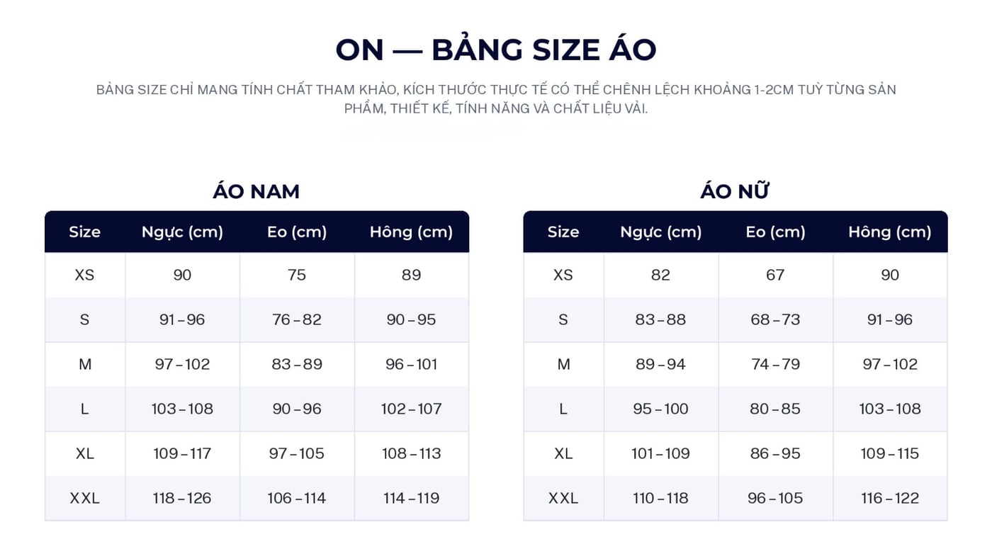 SIZE ON - ÁO