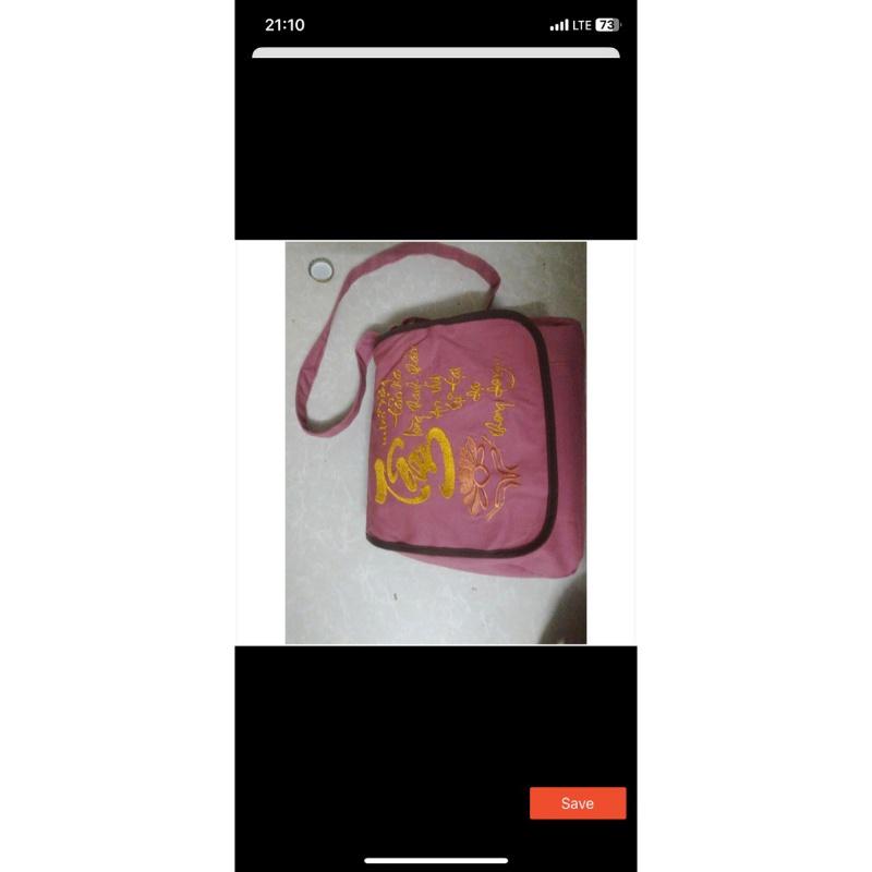 Túi Đi Chùa Thư Pháp Chữ Tâm - Phụ Kiện Đi Chùa